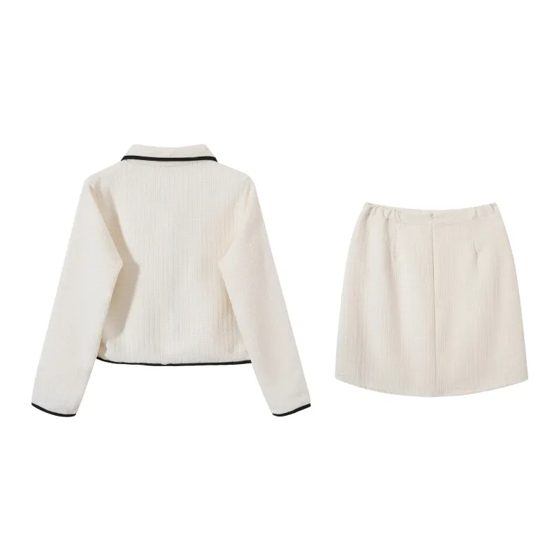 Adeworn Skirt Set Women's Apricot-1