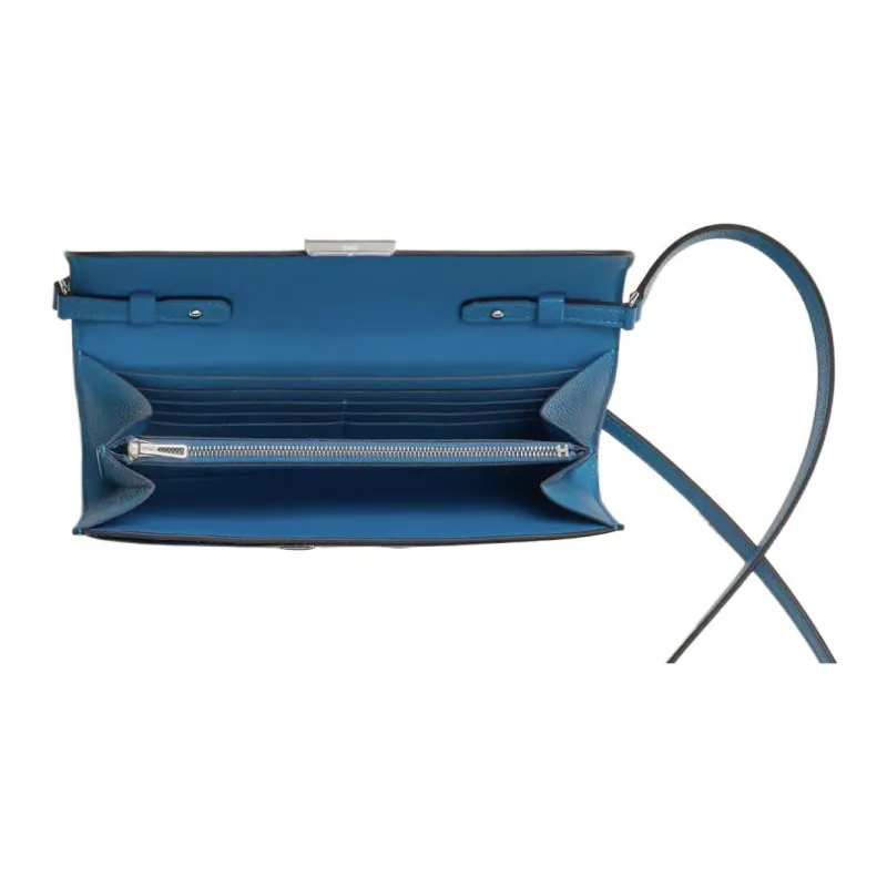 HERMES Constance To Go Epsom Calfskin Wallet Handheld Crossbody Bag Shoulder Bag Regular Women's 7Q Mykonos Greek Blue-2