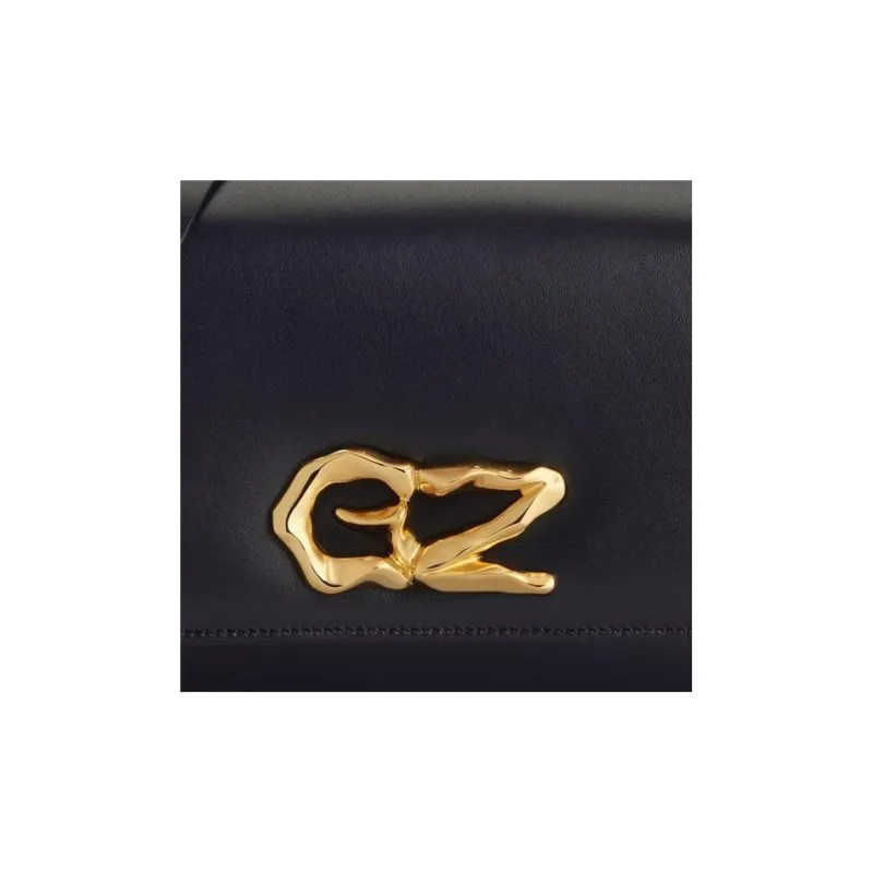 Giuseppe Zanotti/GZ Leather Crossbody Bag Shoulder Bag Women's Black-4