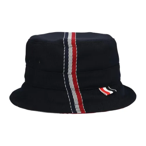 THOM BROWNE Bucket Hats Unisex Dark Blue