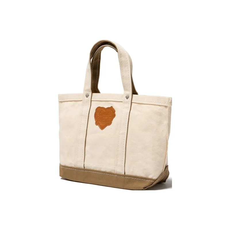 HUMAN MADE Heavy Canvas Small Tote Bag Beige-1