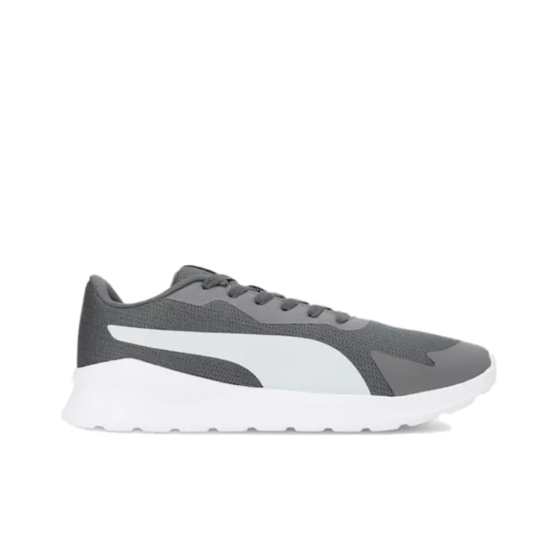 PUMA Trafford Cushioning Anti-Slip And Wear-Resistant Low-Top Sports Casual Shoes Men's Gray White-1