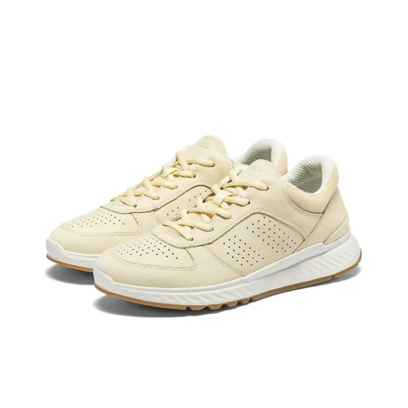 Ecco Skip And Loafer Collection Low Top Sports Casual Shoes Women's Straw Yellow-2