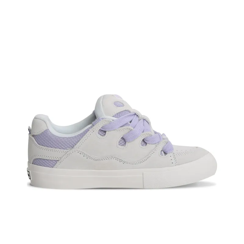 Ollieskate Puffy Shoes Low Top Skateboard Shoes Unisex Light Purple-1
