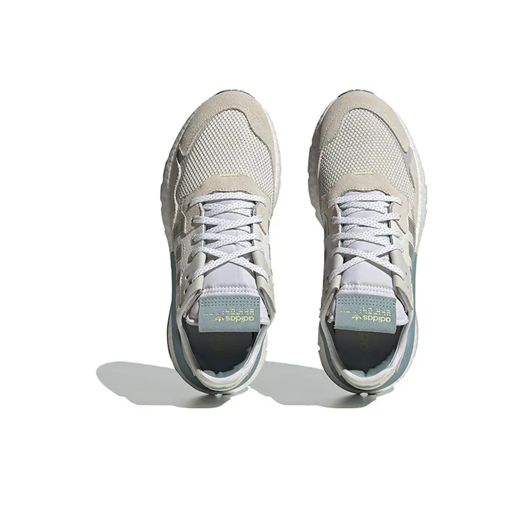 Adidas Originals Nite Jogger 'Cream Blue Grey' Women's-4