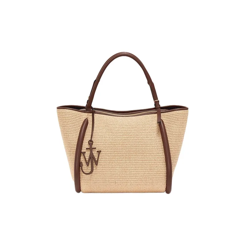 JW Anderson Bumper 31 Raffia Tote Bag-0