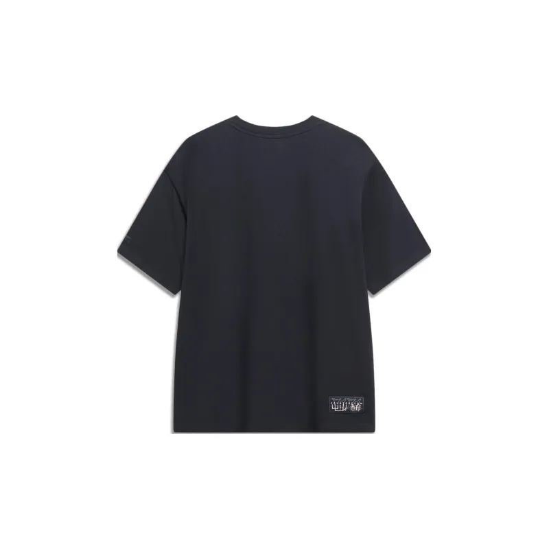 LiNing Sports Fashion Collection T Shirt Unisex Black-1