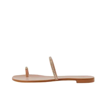 Giuseppe Zanotti Colorful Crystal Flip flops