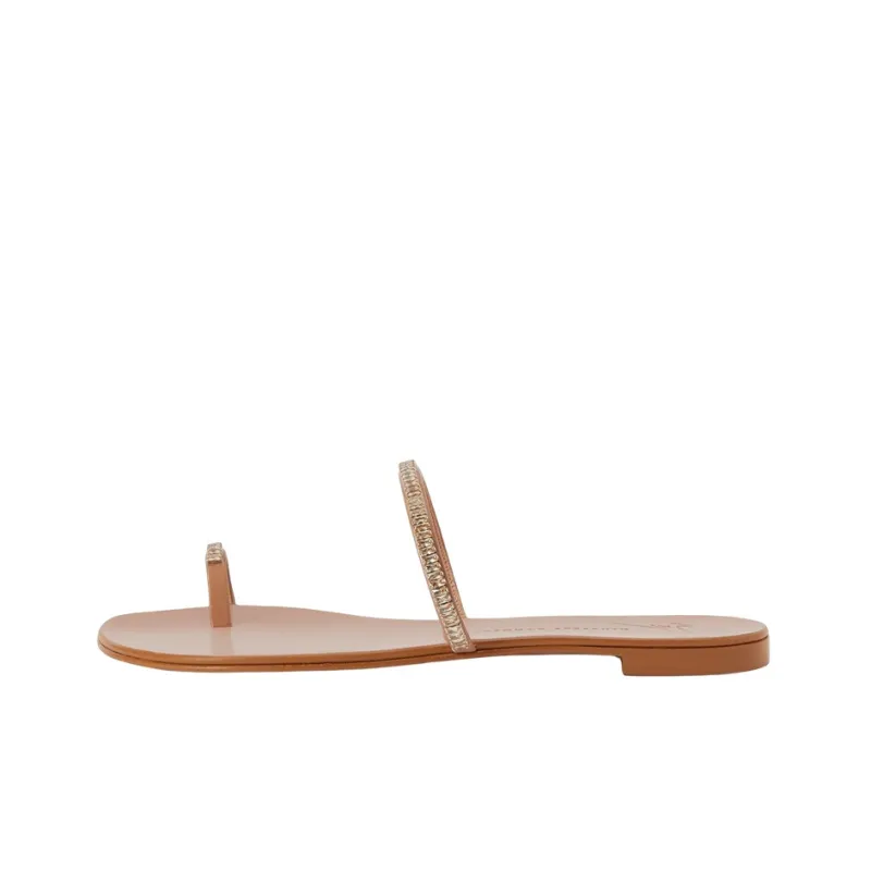 Giuseppe Zanotti Colorful Crystal Flip flops-0