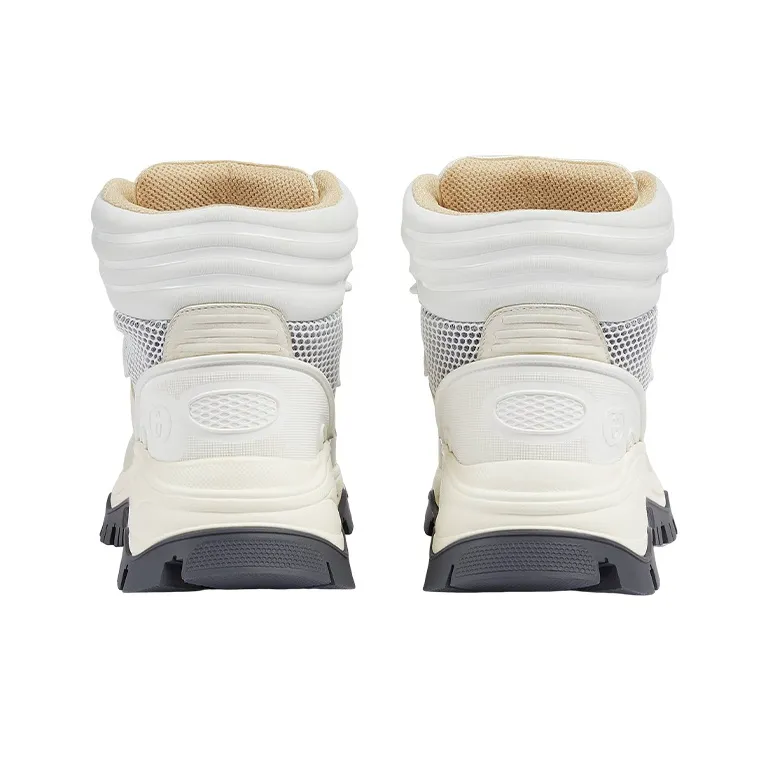GUCCI High Top Sports Casual Shoes Women's Gray-3