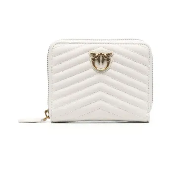 PINKO Leather Wallet Women's White