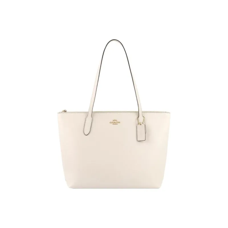COACH Leather Tote Bag, Shopping Bag, Handbag, Shoulder Bag Tubas Women's Pink White-0