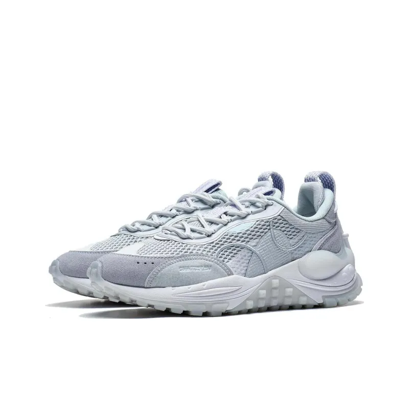 LiNing CF Star Track Anti Slip Wear Resistant Low Top Sports Casual Shoes Women's Dawn Gray-2