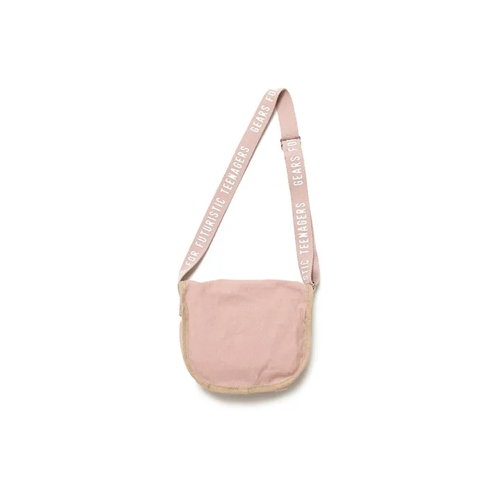 HUMAN MADE Cotton Messenger Bag, Crossbody Bag, Shoulder Bag Women's Pink-2
