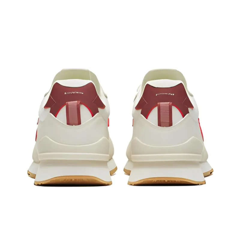 Anta Cushioning Anti Slip And Wear Resistant Low Top Sports Casual Shoes Men's White Gray Red-2