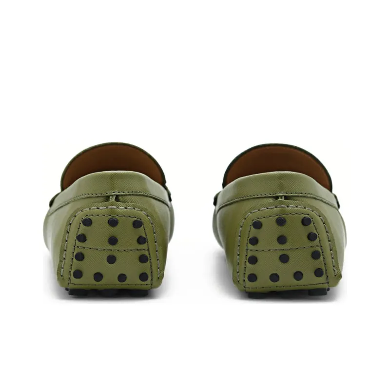 PEDRO Men's Casual Shoes Men Low Top Black/Camel/Army Green-5