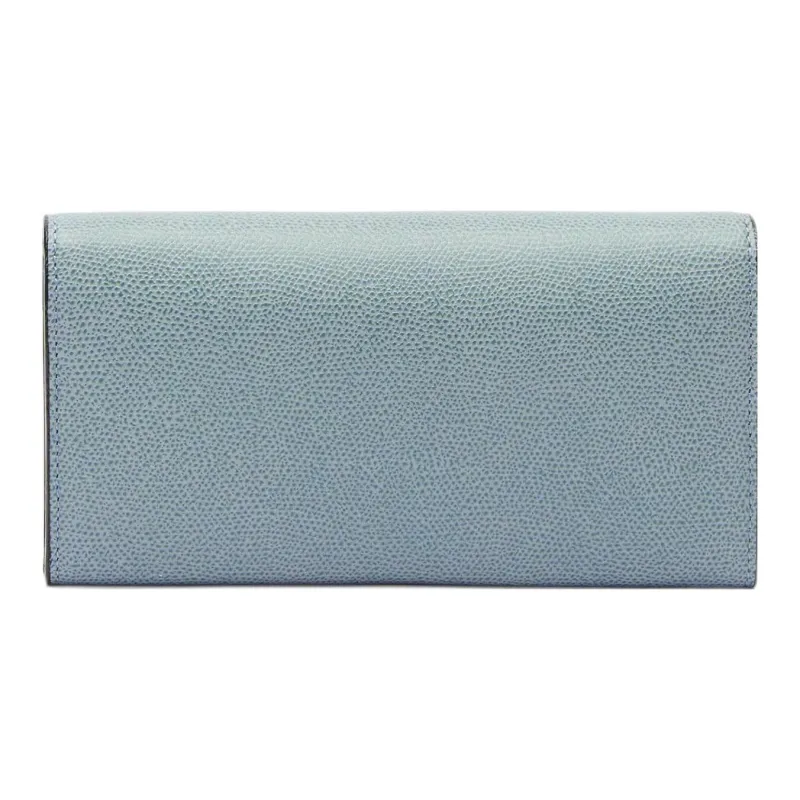 Valextra Iside Calfskin Wallet, Shoulder Bag, Crossbody Bag Women's Smolder Blue-1