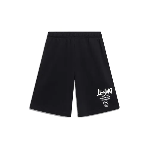 LINING Sports Life Collection Sports Shorts Men Black