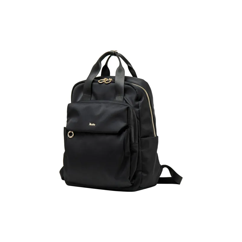 LEFF Fabric Laptop Backpack Large Size Women's Hepburn Black-1