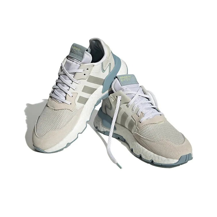 Adidas Originals Nite Jogger 'Cream Blue Grey' Women's-2
