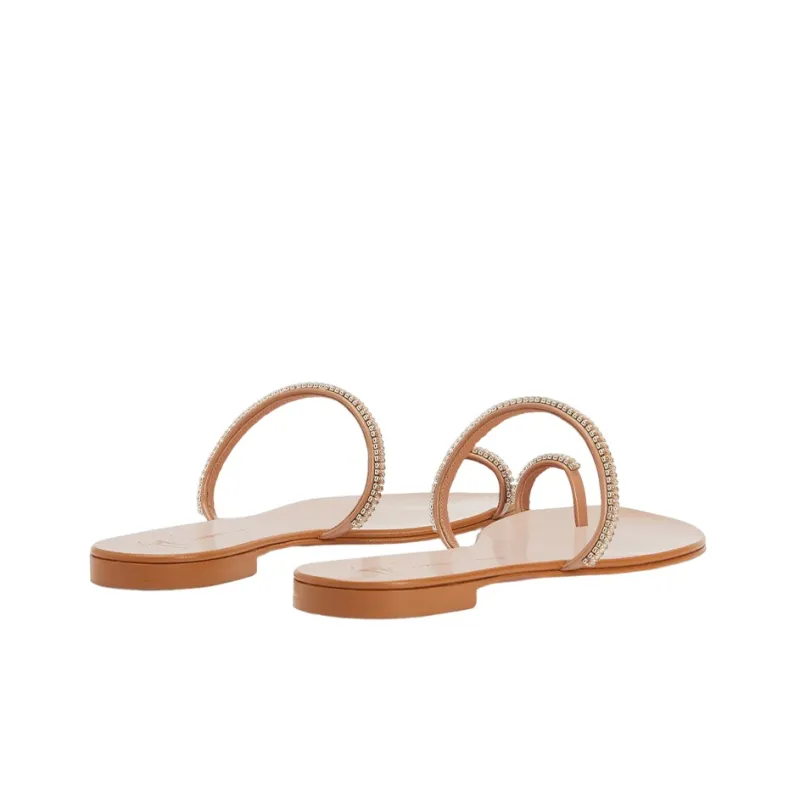Giuseppe Zanotti Colorful Crystal Flip flops-4