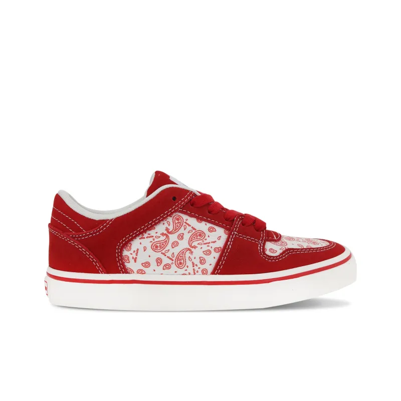 Ollieskate Slip Resistant Cushioning Low Top Skateboard Shoes Unisex True Red-1