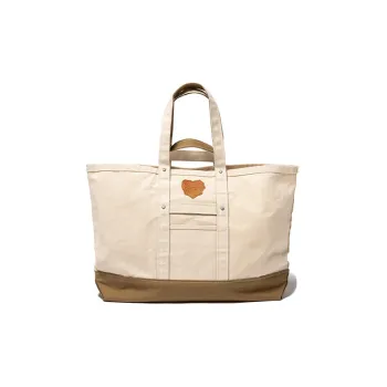 HUMAN MADE Heavy Canvas Large Tote Bag Beige