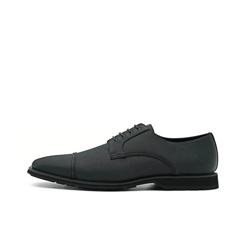 PEDRO Dress Shoes Men Low Top Black/Dark Blue-3