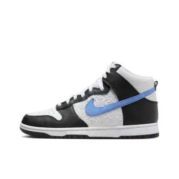 Nike Dunk High Retro Flc Black University Blue White