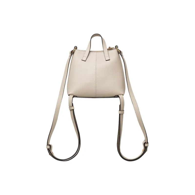 See By Chloe Grain Cow Leather Handbag, Shoulder Bag, Backpack Trumpets Women's Gray-1