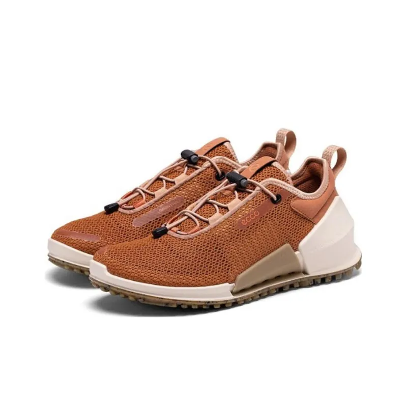 Ecco Striding 2.0 Series Low Top Sports Casual Shoes Women's Pumpkin Brown-1