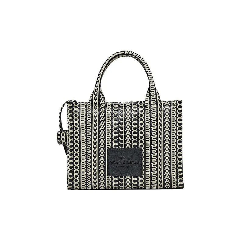 MARC JACOBS The Monogram Leather Small Tote Bag-0