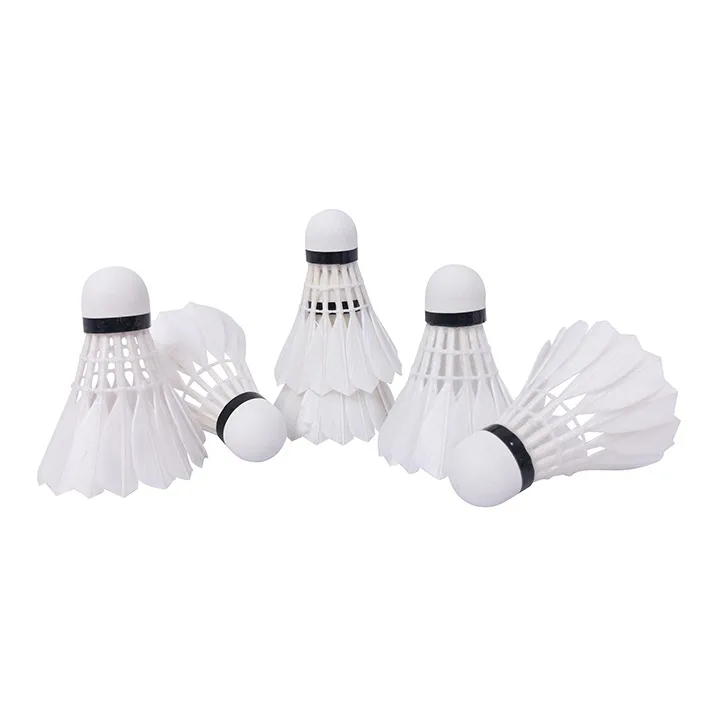 MYBORON Duck Feather Shuttlecock 6 Pack CiGu Duck Feather Small Board Duck Feather Everyday Shuttlecocks-9