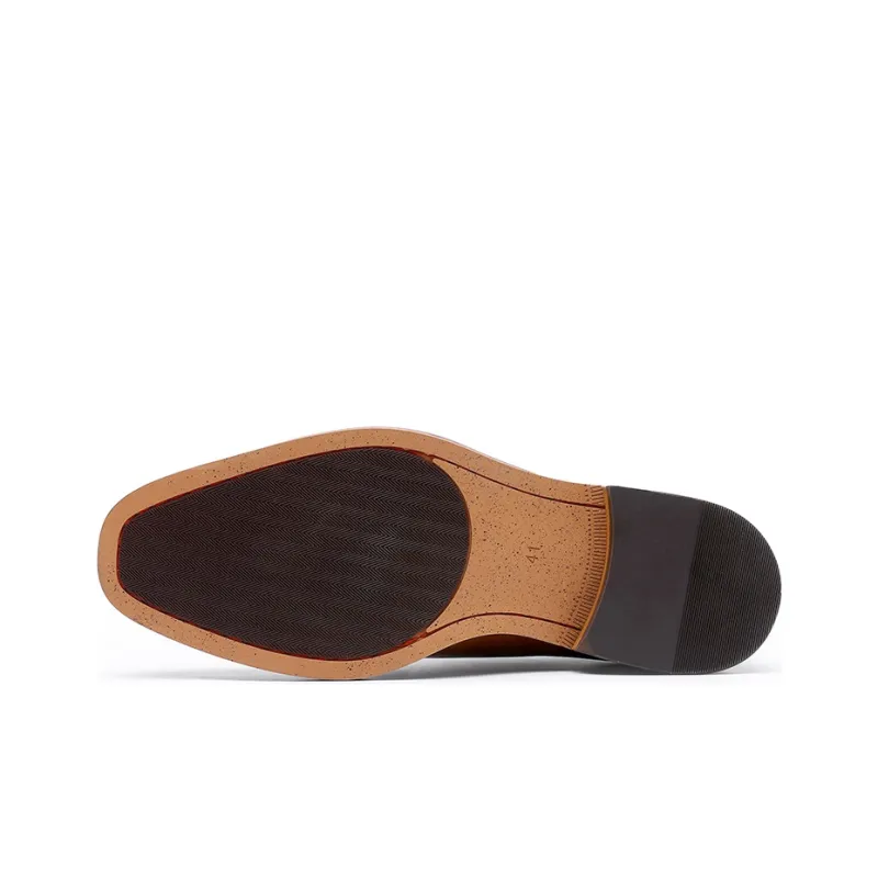 Desai Desai Dress Shoes Men's Brown-3