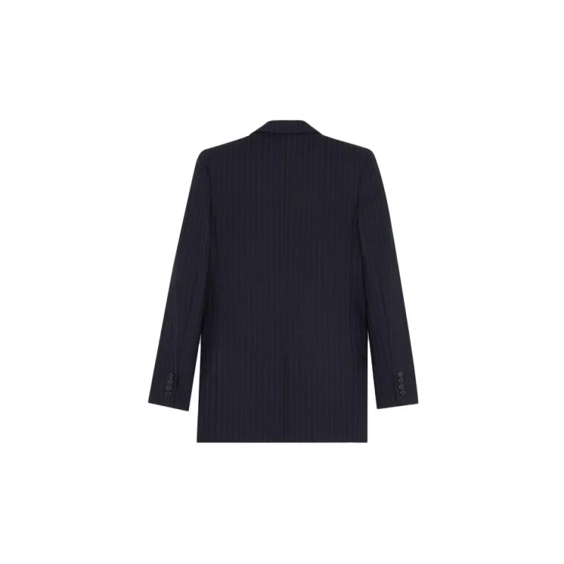 SAINT LAURENT Pinstripe Double breasted Blazer-1