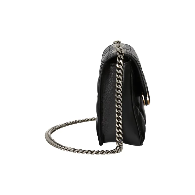 GUCCI Leather Portable Crossbody Bag Shoulder Bag Women's Black-3
