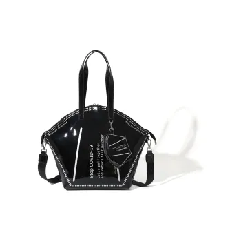 MASTER CANVAS PU Tote Bag Shopping Bag Shoulder Bag Handbag Unisex Black