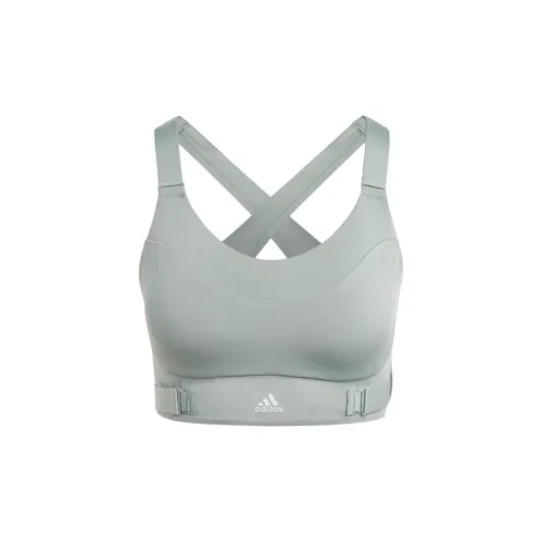 Adidas Strapless Tops Women's Green