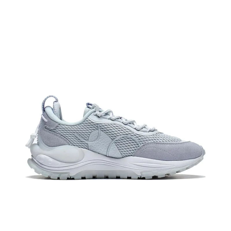 LiNing CF Star Track Anti Slip Wear Resistant Low Top Sports Casual Shoes Women's Dawn Gray-1