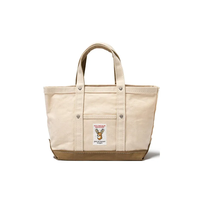 HUMAN MADE Heavy Canvas Small Tote Bag Beige-2