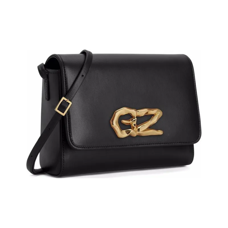 Giuseppe Zanotti/GZ Leather Crossbody Bag Shoulder Bag Women's Black-1