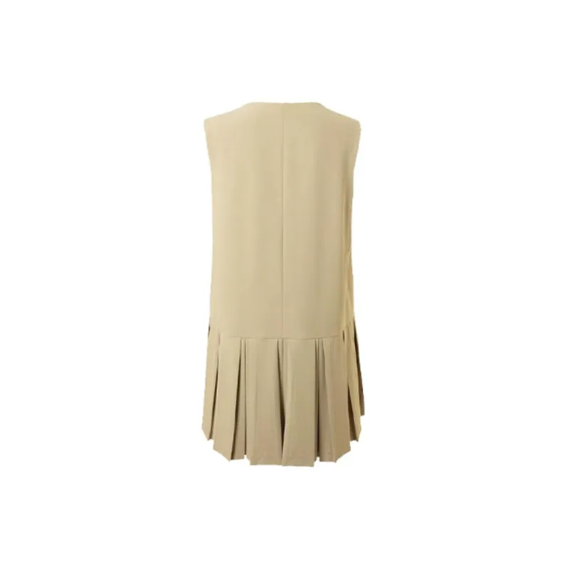 LOFT SHINE Sleeveless Dresses Women's Khaki-1
