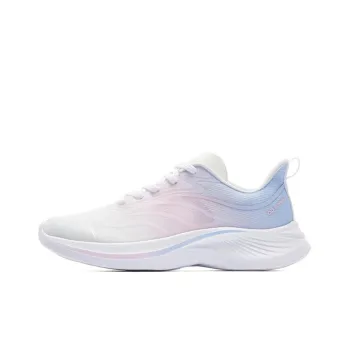 QIAODAN Light Speed 3.0 Anti Slip And Wear Resistant Breathable Low Top Running Shoes Women's Jordan White Union Blue