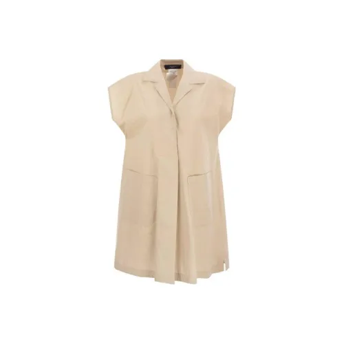 WEEKEND MaxMara Short-Sleeved Dresses Women's Sand