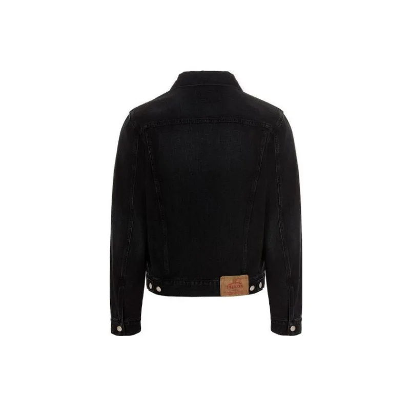 PRADA SS23 Denim Jacket Men's Black-1