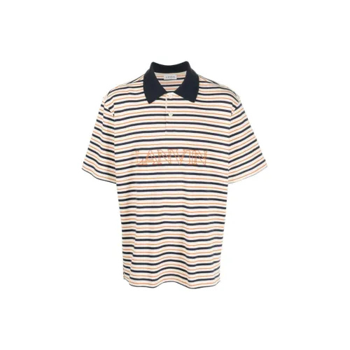 Lanvin Polo Shirts Men Multicolor