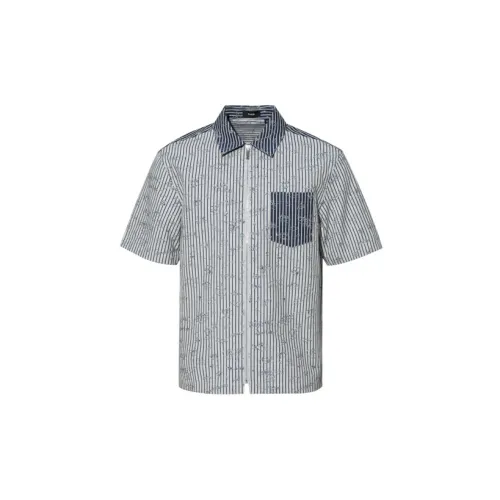 RARE Shirts Men Blue