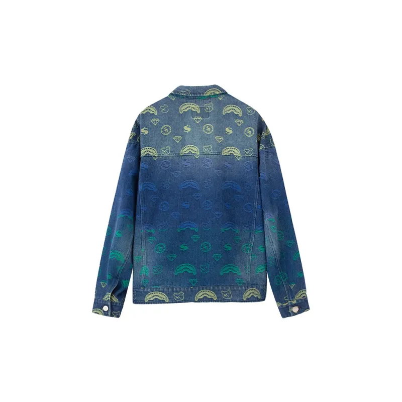 SPRAYGROUND Denim Jackets Unisex Denim Blue-1
