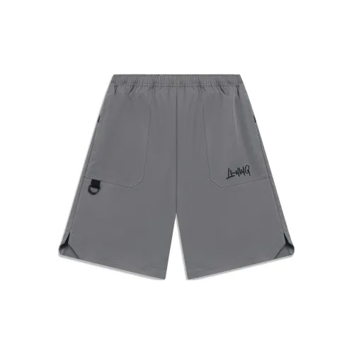 LINING Sports Life Collection Sports Shorts Men Tin Gray