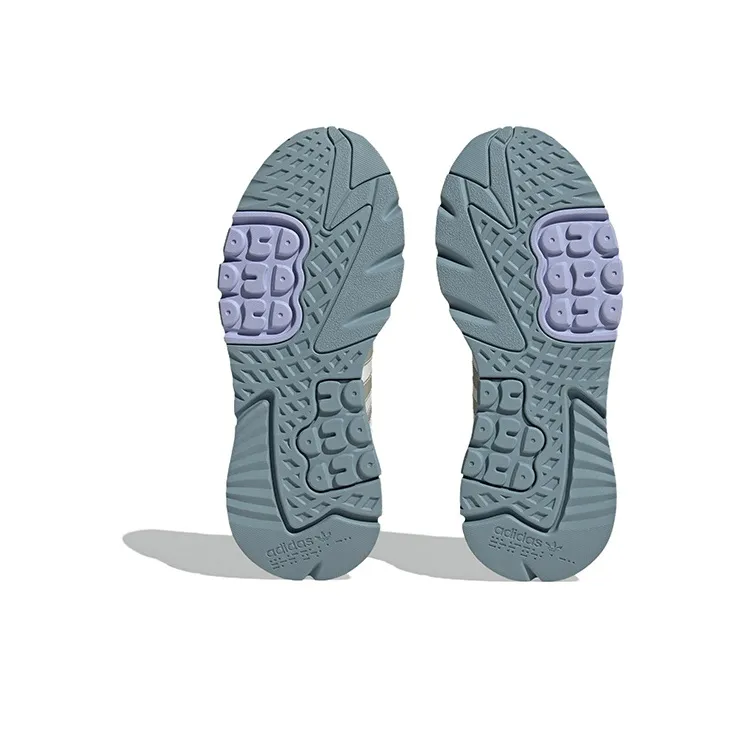 Adidas Originals Nite Jogger 'Cream Blue Grey' Women's-5